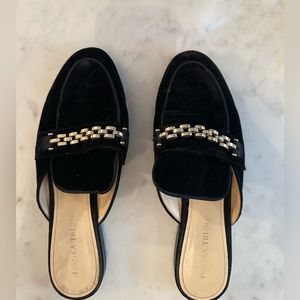 Ivanka Trump Velvet Mules
